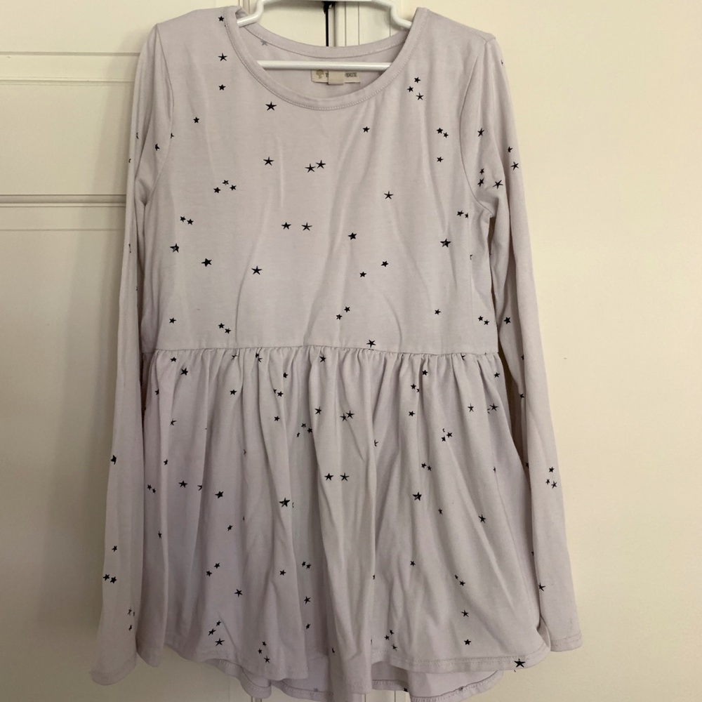 Girls long sleeve high low shirt